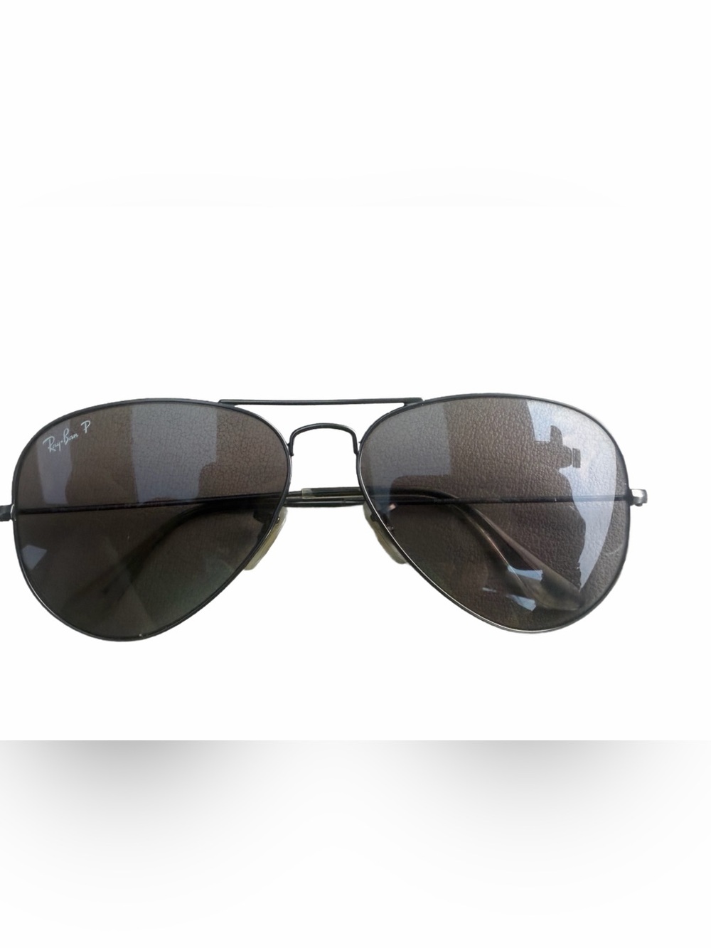 Ray-Ban Aviator Sunglasses Gray Frame with Gray Lenses